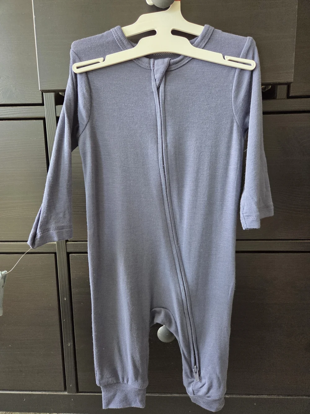 Cloud Island Sage Green Star And Blue  Double Zip Footless Set 3-6M NWT